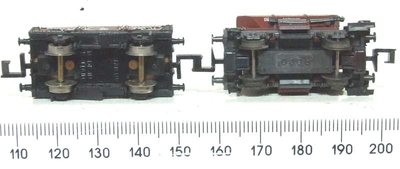 PECO N:  Vintage English Coal Freight Cars in Good Un-Boxed condition (Brittan)
