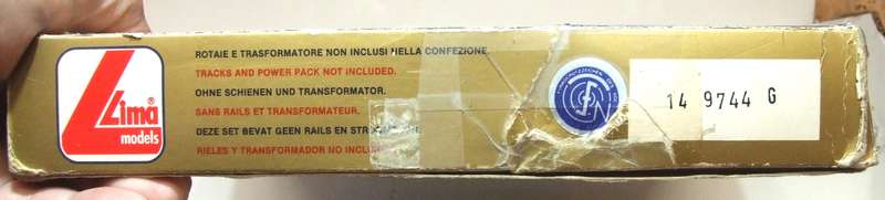 LIMA GOLDEN SERIES HO:  Vintage SAR "Trans Karoo" Electric Train Set in Good Boxed condition (Italy)