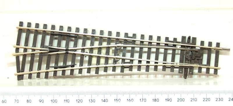 PECO STREAMLINE HO/OO: This Left-hand Nickel Silver Manual Point is in Good Used Condition.(England)
