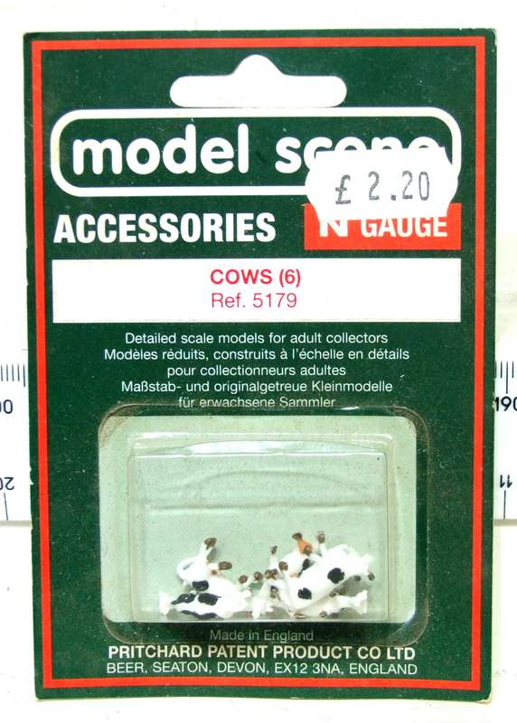 SCENERY N: This Packet of Six Cows is Available for Purchase in New Condition.(England)