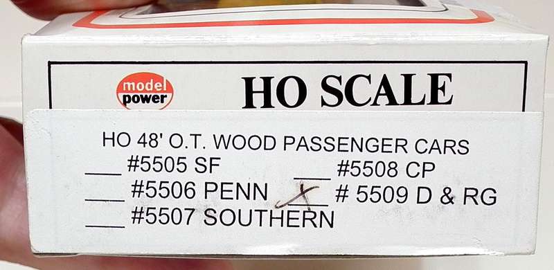 MODEL POWER HO:  Old Timer Passenger Coach in NEW Boxed condition.