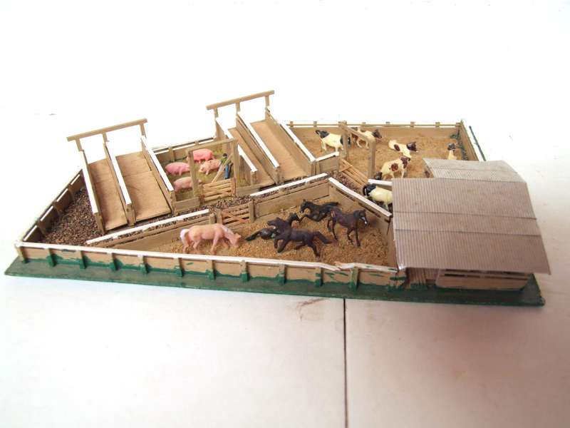 SCENERY N: This Custom Build Farm Yard is Available for Purchase in Fair Condition.