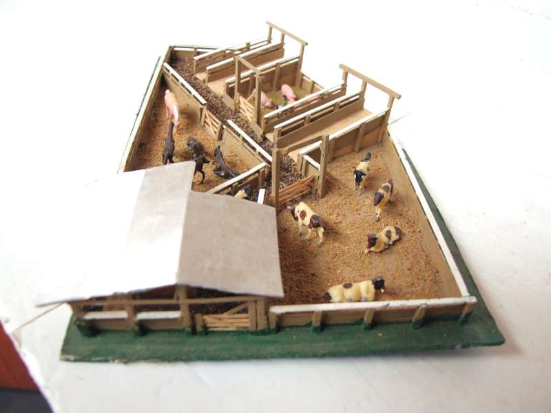 SCENERY N: This Custom Build Farm Yard is Available for Purchase in Fair Condition.