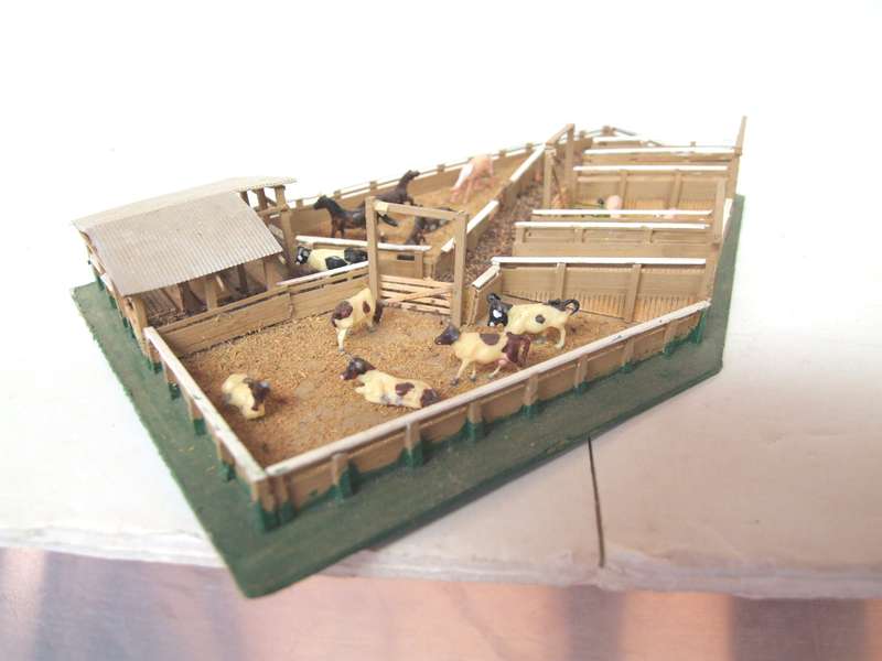 SCENERY N: This Custom Build Farm Yard is Available for Purchase in Fair Condition.