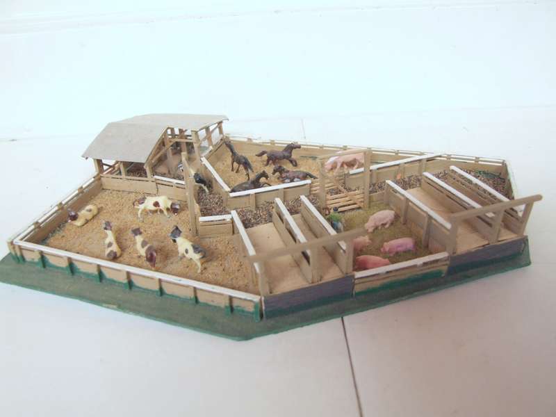 SCENERY N: This Custom Build Farm Yard is Available for Purchase in Fair Condition.