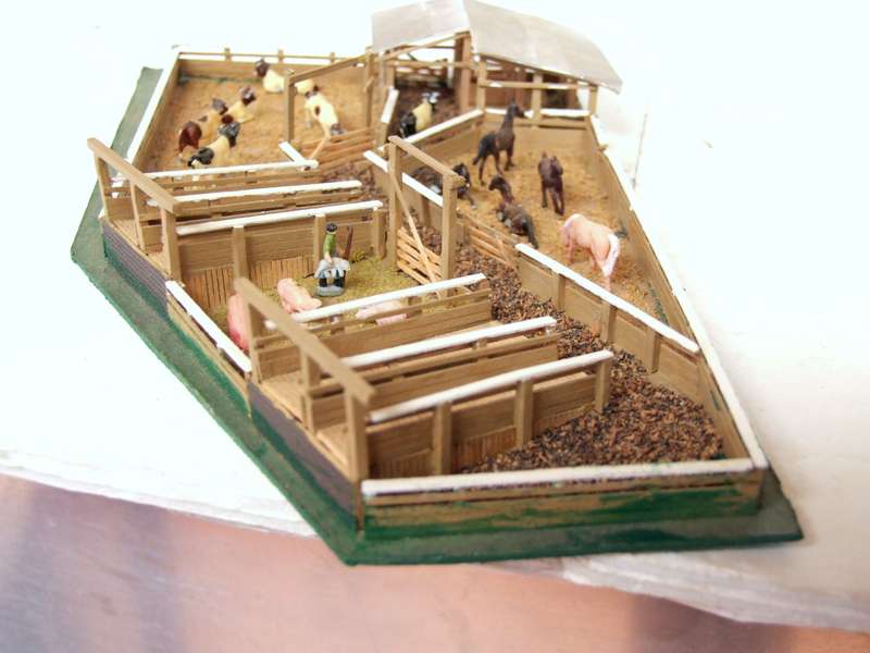 SCENERY N: This Custom Build Farm Yard is Available for Purchase in Fair Condition.