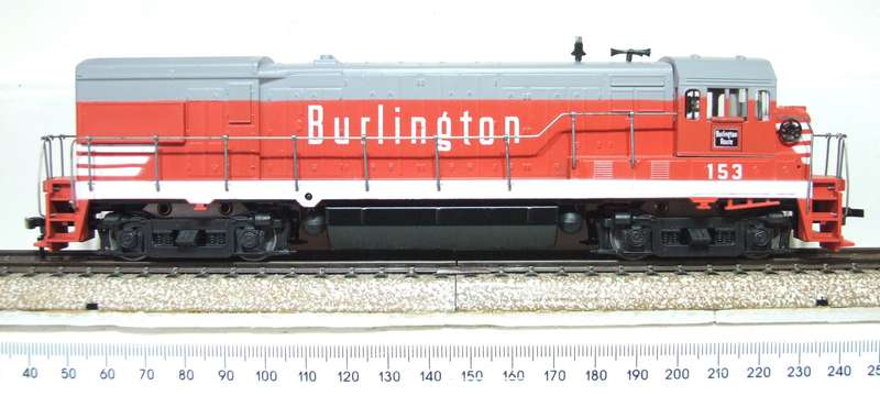 ATHEARN HO: BURLINGTON  GP 35 Number 153 Diesel Loco in New Old Stock Boxed condition.(USA)