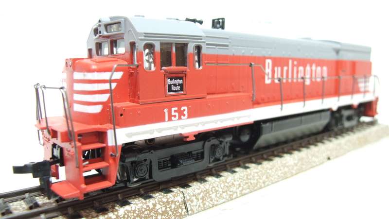 ATHEARN HO: BURLINGTON  GP 35 Number 153 Diesel Loco in New Old Stock Boxed condition.(USA)