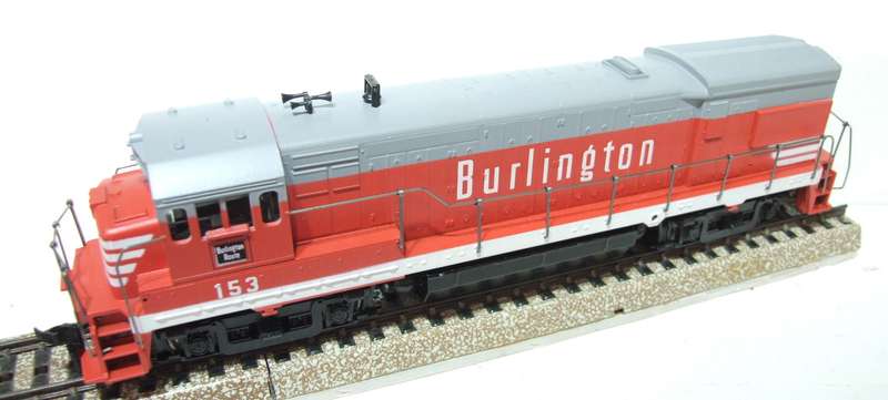 ATHEARN HO: BURLINGTON  GP 35 Number 153 Diesel Loco in New Old Stock Boxed condition.(USA)