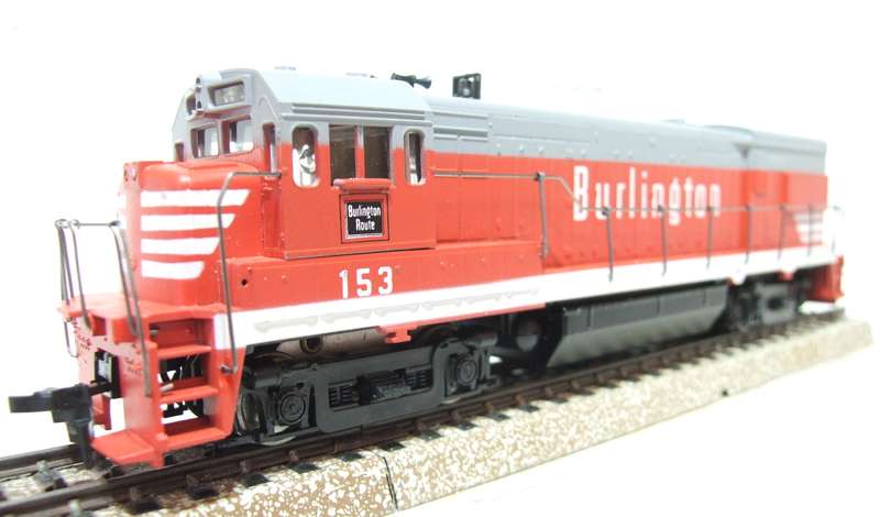 ATHEARN HO: BURLINGTON  GP 35 Number 153 Diesel Loco in New Old Stock Boxed condition.(USA)