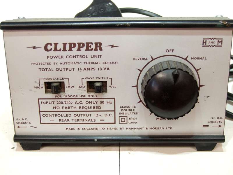 H&M POWER SUPPLY:  12V DC Power Supply/Controller in good un-boxed condition(England)