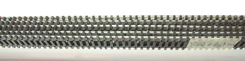 PECO N: This 5pc 820mm Long Nickel Silver Flex Track is in Fair Used Condition.(England)