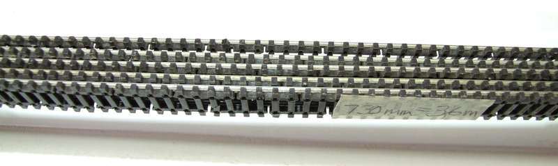 PECO N: This 5pc 730mm Long Nickel Silver Flex Track is in Fair Used Condition.(England)