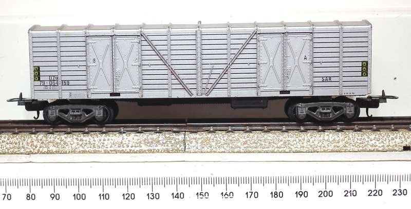 LIMA HO: SAR Silver OZ Wagon in Good Un-Boxed, Used Condition (Italy)