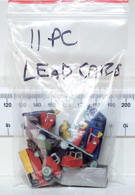 SCENERY N:  11pc All Metal Vintage Models in Fair Used Packaged Condition.(?)