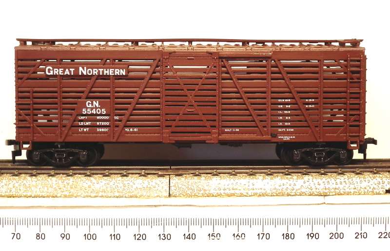 ATHEARN HO: Great Northern Stock Car(1771) in New Old Stock Boxed condition.(USA)