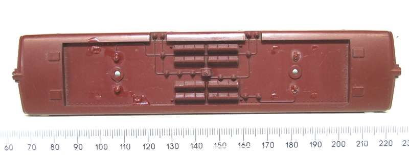 LIMA HO: Brown SAR `Trans Karoo` E5 Loco Body in Fair condition for Parts or Repair.(Italy)