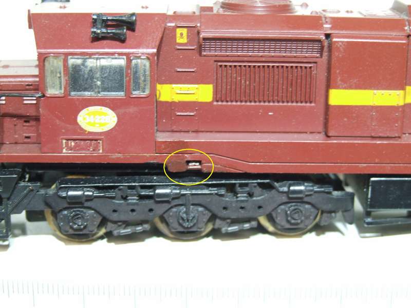 LIMA HO:  SAR "Trans Karoo" Class 34 Diesel Loco in Fair Un-Boxed Operational condition.(Italy)
