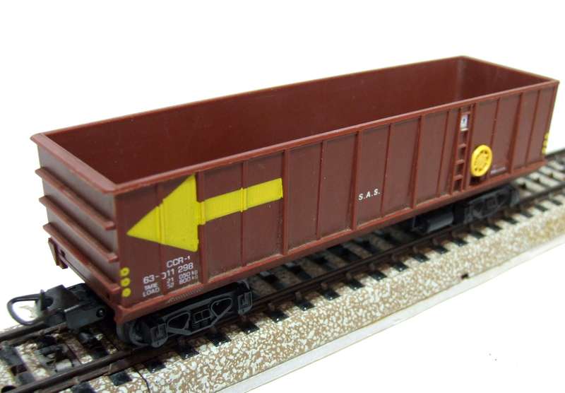 LIMA HO: SAR CCR Coal Hopper in Good Un-boxed, Used condition (Italy)