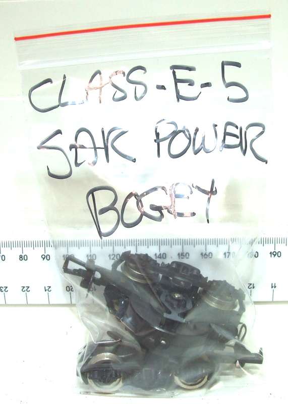 LIMA HO: SAR E5  Loco Power Bogeys  in Good Condition for Parts.(Italy)