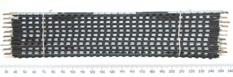 LIMA HO: 10pc Curved Steel Track in Fair Used un-boxed condition.(Italy))