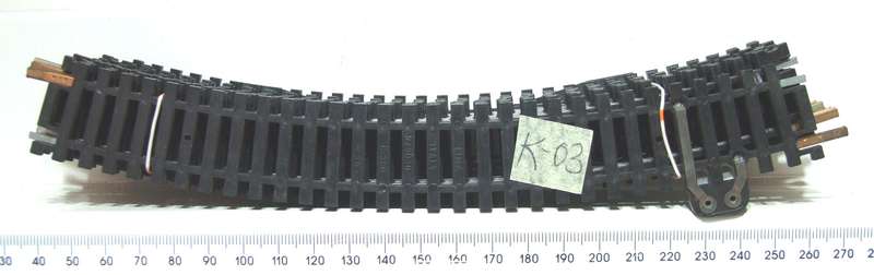 LIMA HO: 10pc Curved Steel Track in Fair Used un-boxed condition.(Italy))