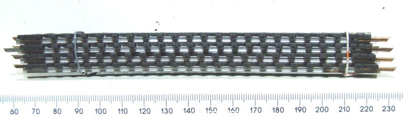 LIMA HO: 2x Pairs of Compensation Steel Track in Fair Used un-boxed condition.(Italy))