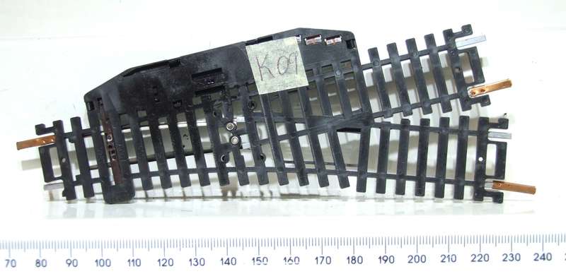 LIMA HO/OO:  Steel Electro-Magnetic LH Point in Good Used and Un-Boxed Condition.(Italy)