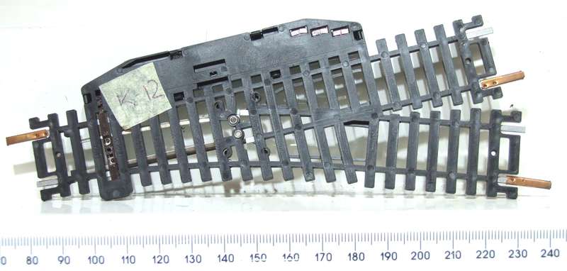 LIMA HO/OO:  Steel Electro-Magnetic LH Point in Good Used and Un-Boxed Condition.(Italy)