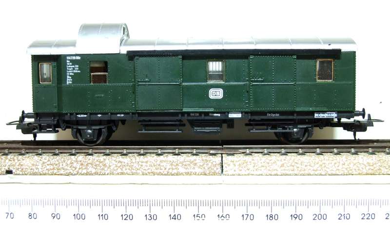 LIMA HO:  European DB Baggage/Brake Van in Like New Boxed condition.(Italy)