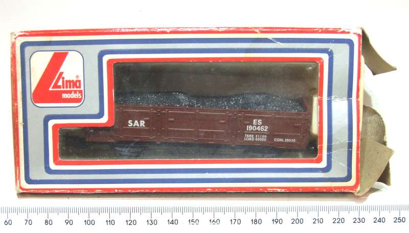 LIMA HO: SAR ES Coal Hopper in Good Un-boxed, Used condition (Italy)