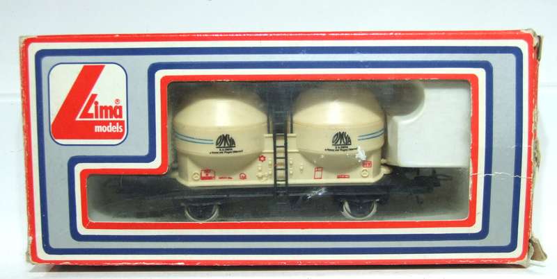 LIMA HO: Vintage Silo Car in Like New Boxed Condition (Italy)