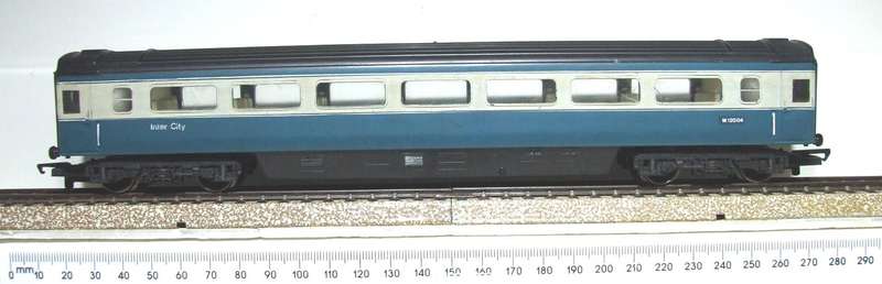 HORNBY OO:  European "Inter City" Passenger Coach in Good Un-Boxed condition.(England)
