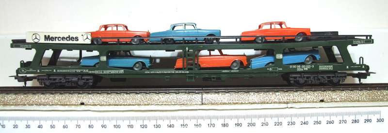 LIMA HO: Vintage DB Auto Transporter with 6 Car Load is in Fair, Used condition (Italy)