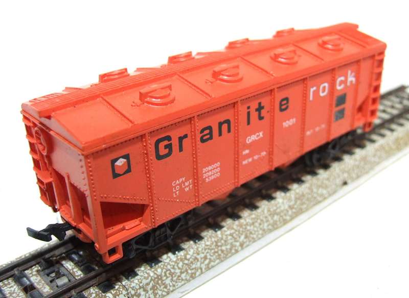 MODEL POWER HO: "GRANITE ROCK" Closed Hopper in Good Boxed condition.