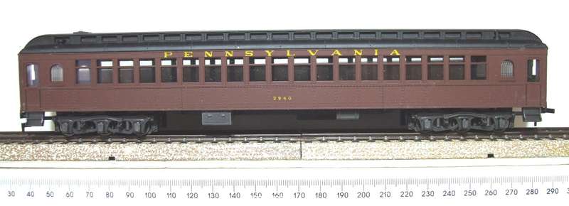 RIVAROSSI HO: Detailed US "PENCELVANIA" Passenger Coach in Good Boxed condition.(Italy)