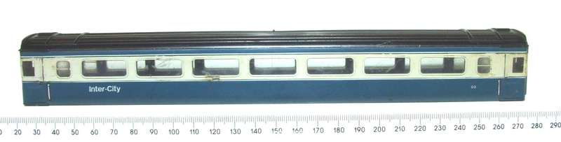 HORNBY OO:  European "Inter City" Passenger Coach Upper Body in Fair Condition for Parts.(England)
