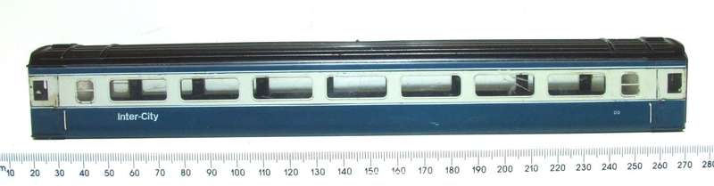 HORNBY OO:  European "Inter City" Passenger Coach Upper Body in Fair Condition for Parts.(England)
