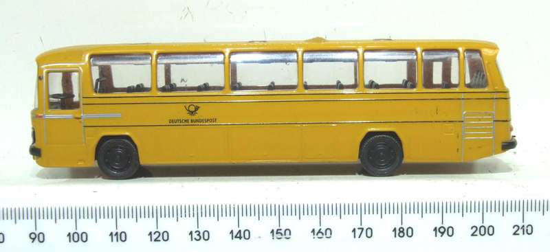 BUS HO: Highly Detailed DB Railways Plastic Mercedes Benz Bus in Good Un- Boxed Condition.