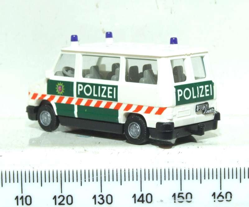 BUSCH HO: Highly Detailed Fiat DUCATO Polizei (43247)  in Like New Boxed Condition.