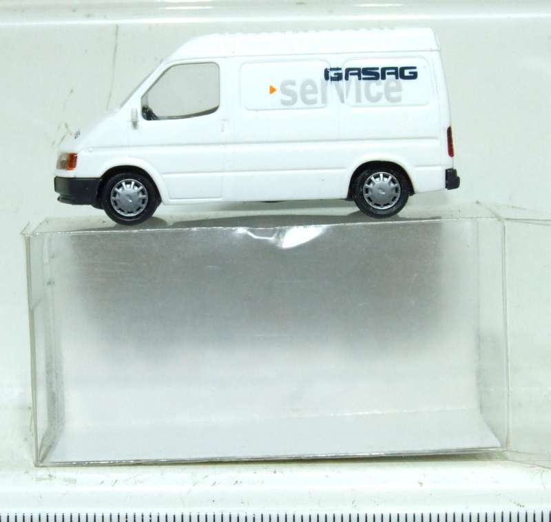 RIETZE HO: Highly Detailed GASAG SERVICE Ford Transit Van  in Like New Boxed Condition.(Germany)