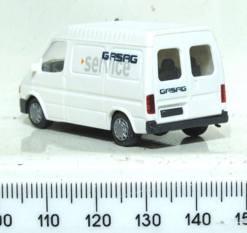 RIETZE HO: Highly Detailed GASAG SERVICE Ford Transit Van  in Like New Boxed Condition.(Germany)