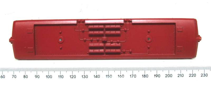 LIMA HO: Red SAR `Trans Karoo` E5 Loco Body in Very Good Condition for Parts or Repair.(Italy)
