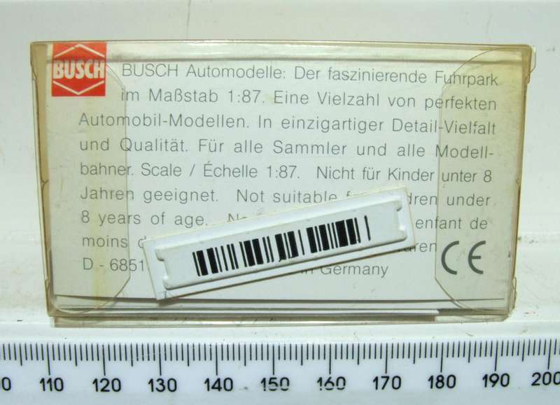 BUCSH HO: Highly Detailed Fiat DUCATO Post Express (47317)  in Like New Boxed Condition.