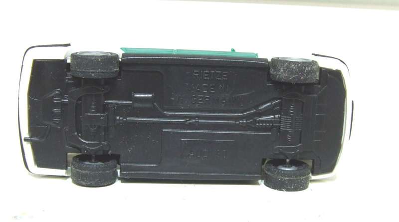 RIETZE HO: Highly Detailed AUDI 80 Polizei Car in Good Used Boxed Condition.(Germany)
