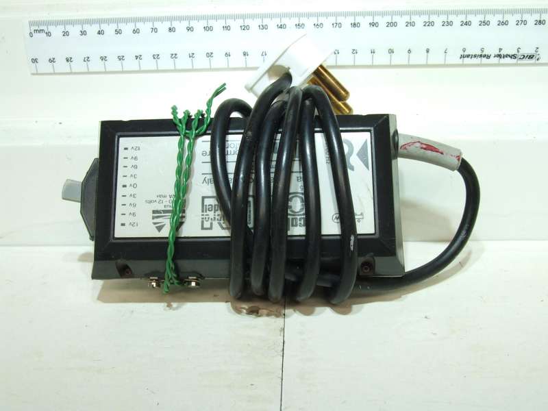 LIMA POWER SUPPLY:  European 220V/12.5V DC Power Supply/Controller in good un-boxed condition(Italy)