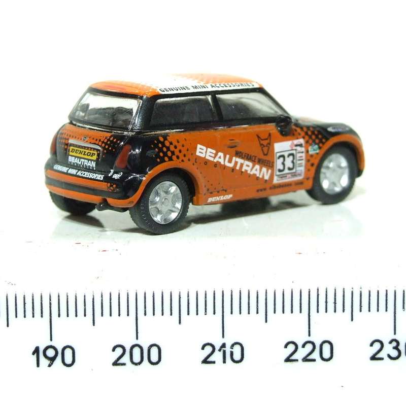 HIGH SPEED HO: Highly Detailed Mini Cooper Rally Car in Very Good Un-Boxed Condition.