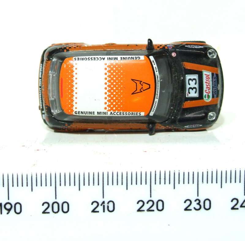 HIGH SPEED HO: Highly Detailed Mini Cooper Rally Car in Very Good Un-Boxed Condition.