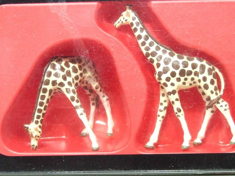 PREISER HO:  On Auction is this 2pc Giraffes in New Boxed Condition.