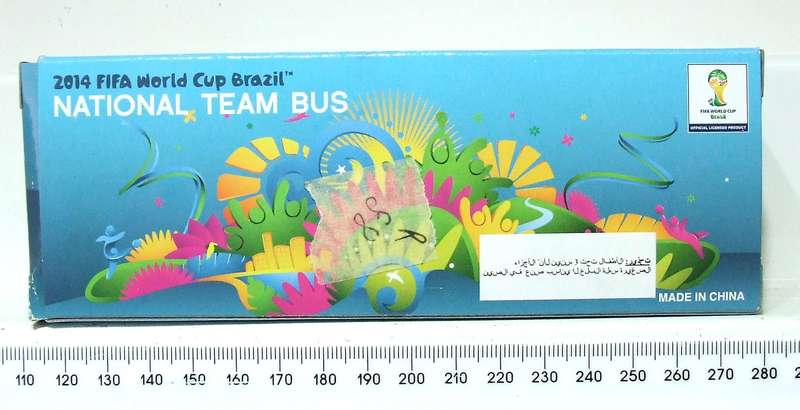 BUS HO: Limited Edition Diecast Hyundai FIFA World Cup Brazil Bus in New Boxed Condition.